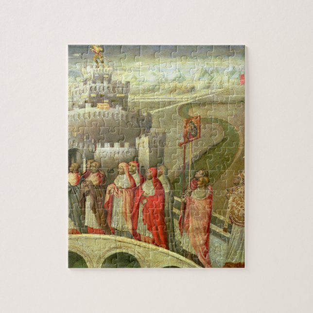 Procession of St. Gregory to the Castel St. Angelo Jigsaw Puzzle (Vertical)