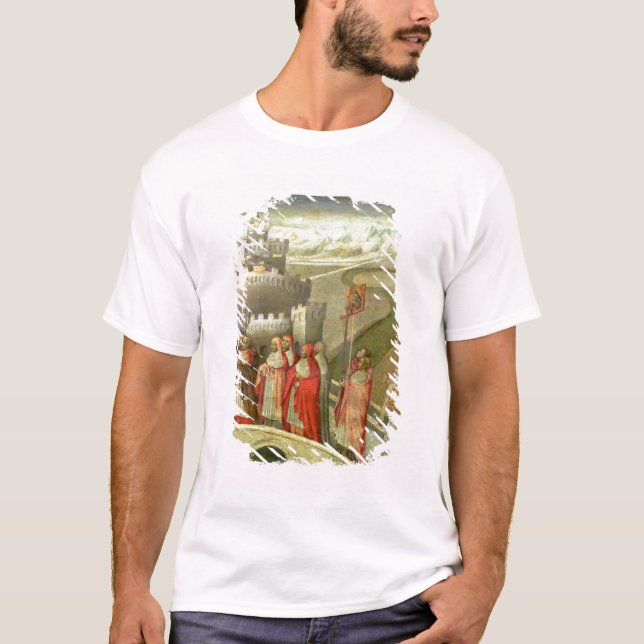 Procession of St. Gregory to the Castel St. Angelo T-Shirt (Front)