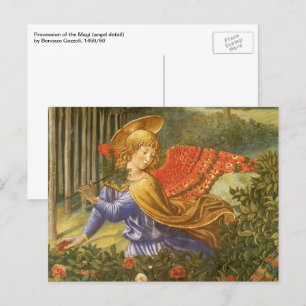 Procession of the Magi Angel by Benozzo Gozzoli Postcard