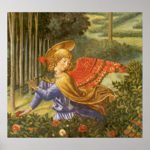 Procession of the Magi Angel by Benozzo Gozzoli Poster