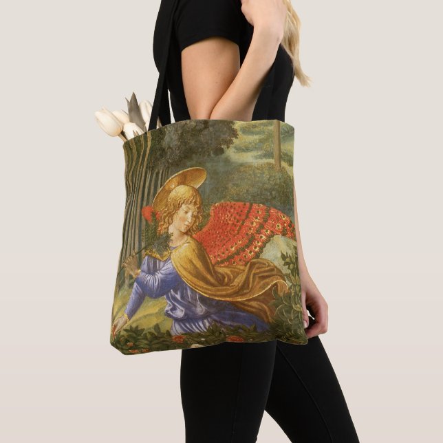Procession of the Magi Angel by Benozzo Gozzoli Tote Bag (Close Up)
