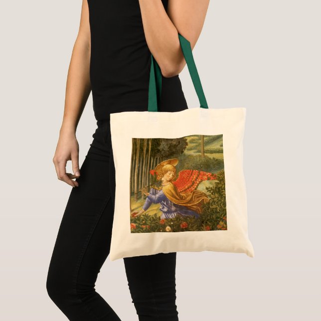 Procession of the Magi Angel by Benozzo Gozzoli Tote Bag (Front (Product))