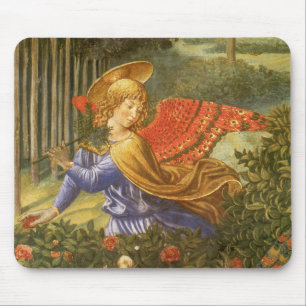 Procession of the Magi, Renaissance Angel Art Mouse Pad
