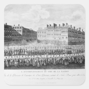 Procession of the Opening of the Estates Square Sticker