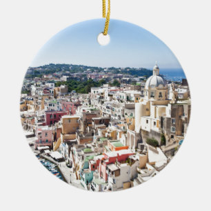 Procida Isle Ceramic Tree Decoration