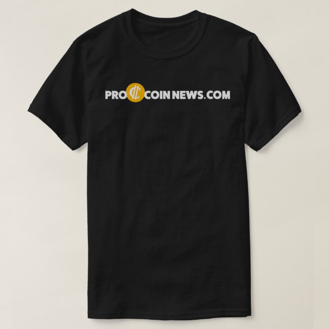 ProCoinNews  white tet  T-Shirt (Design Front)