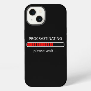 Procrastinating Please Wait Geek Humour iPhone 13 Case