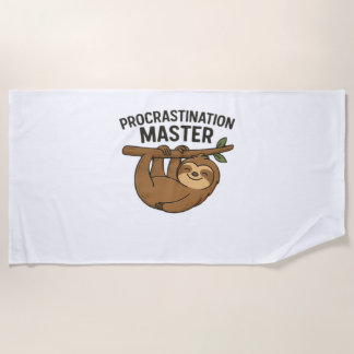 Procrastination Master Classic T-Shirt Beach Towel