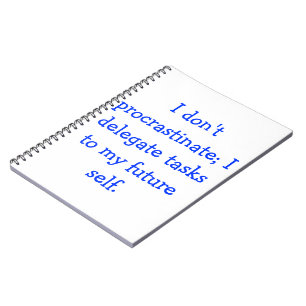 Procrastination Notebook