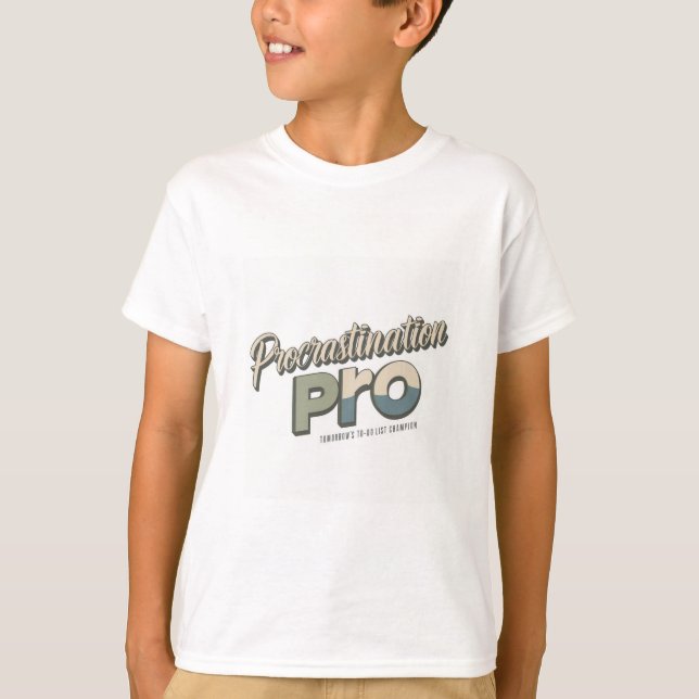 Procrastination Pro T-shirt (Front)