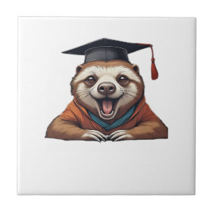 Procrastination University � Official Member Class Ceramic Tile