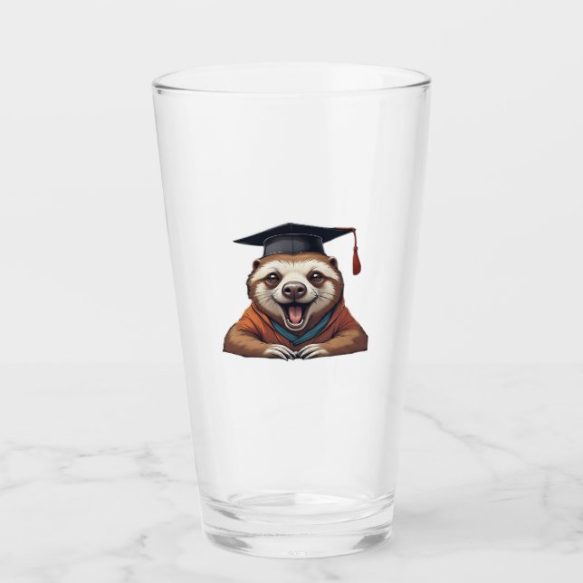 Procrastination University � Official Member Class Glass (Front)