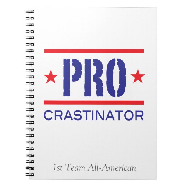 PROcrastinator Notebook (Front)