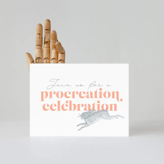 Procreation Celebration Baby Shower Invitation | Zazzle