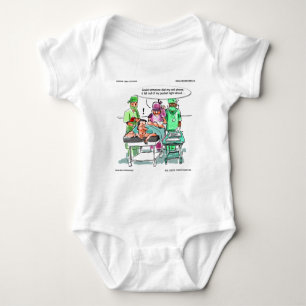 Proctologist Loses Cell Phone Funny Baby Bodysuit