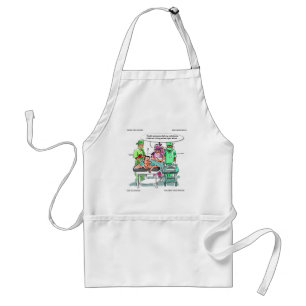 Proctologist Loses Cell Phone Funny Standard Apron
