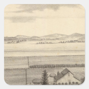 Proctor res, farm square sticker