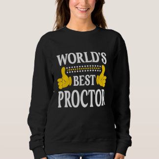 Proctor Surname Team Family Last Name World's Best Sweatshirt