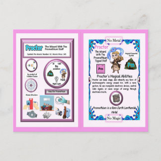 Proctor Wizard - Promethium Element Postcard