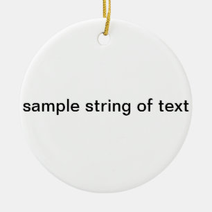 Prod Title Ceramic Ornament