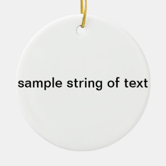 Prod Title Ceramic Ornament