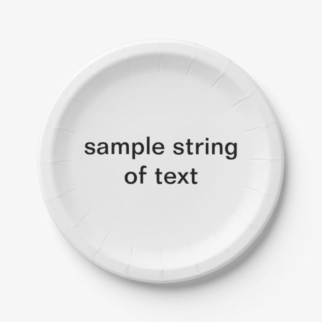 Prod Title Paper Plate (Front)