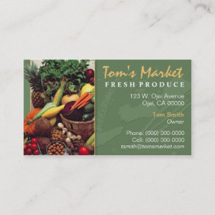 Produce Market Business Card