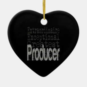 Producer Extraordinaire Ceramic Ornament