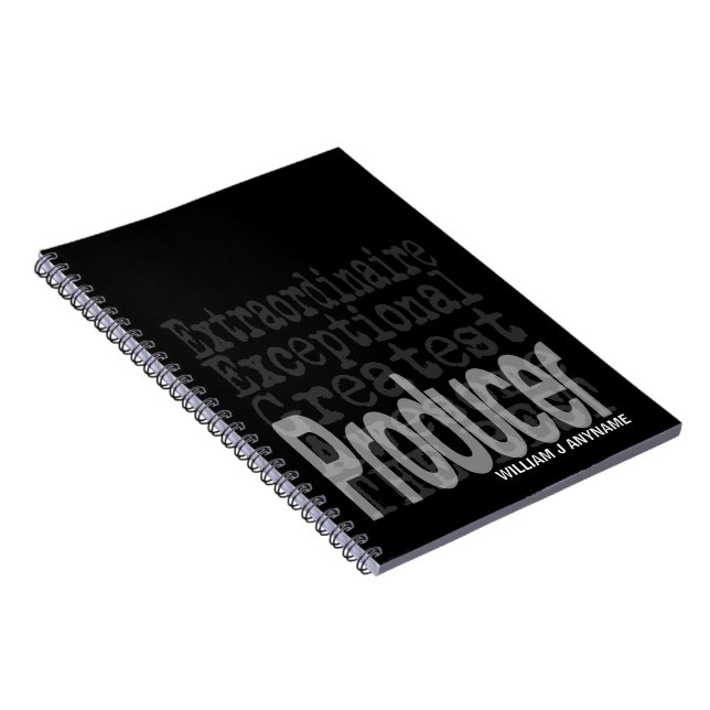 Producer Extraordinaire CUSTOM Notebook (Right Side)