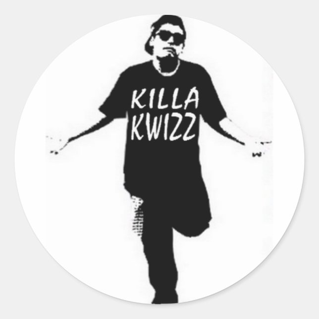 product1 classic round sticker (Front)