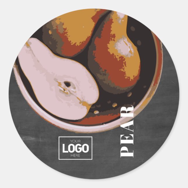 Product Brandy Pear Logo Stickers (Front)