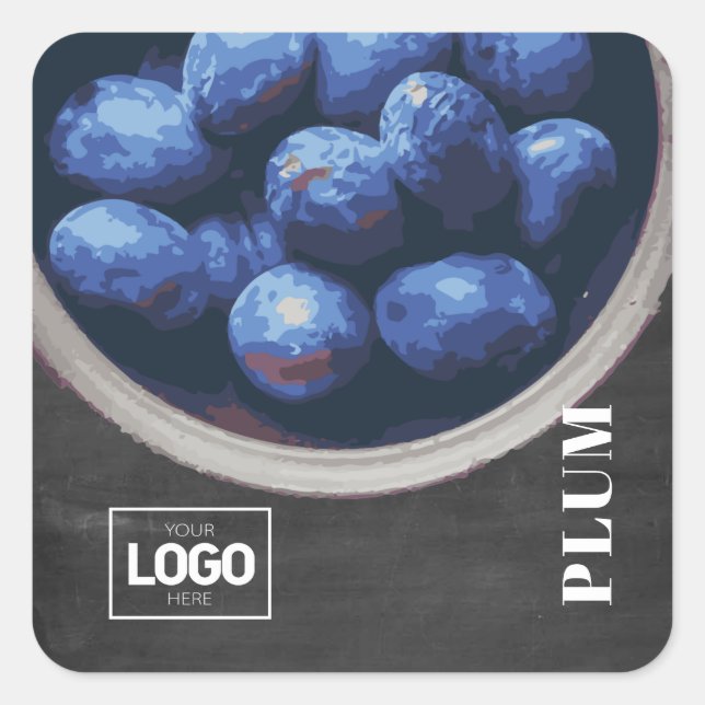 Product Brandy Plum Logo Stickers (Front)