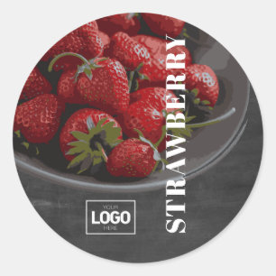Product Brandy Strawberry Logo Stickers