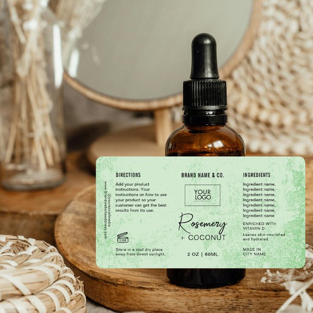  Product Customisable GreenRustic Label (Creator Uploaded)