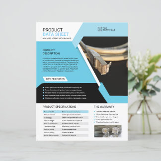 Product Data Sheet Template