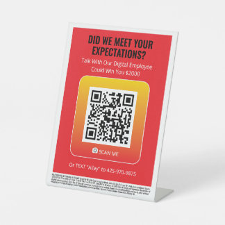 Product Genius Pedestal Sign