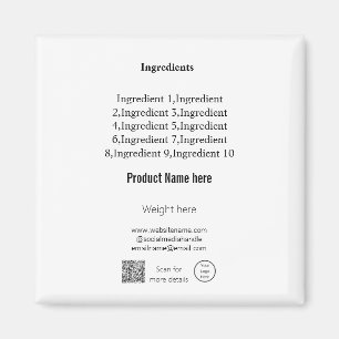 Product ingredients add product name title weight magnet