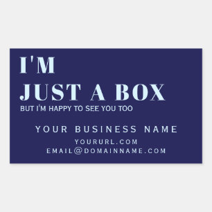 Product Label, Business Purchase Box Packaging, Re Rectangular Sticker