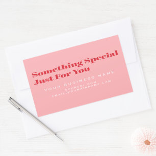 Product Label, Business Purchase Box Packaging, Rectangular Sticker