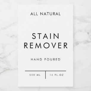 product label organisation storage - STAIN REMOVER