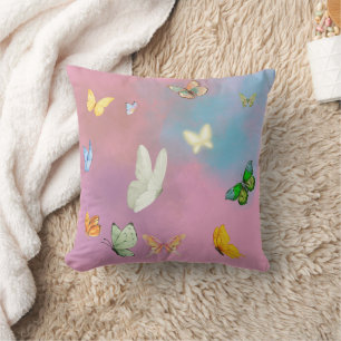 Product Merchandising: Pastel Butterfly Cushion/Pi Cushion