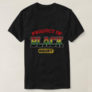 Product of Black History Vintage Typography T-Shirt