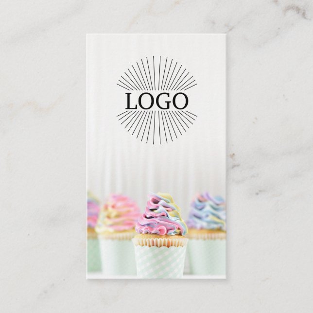 Product Photo Logo QR code Business Card (Front)