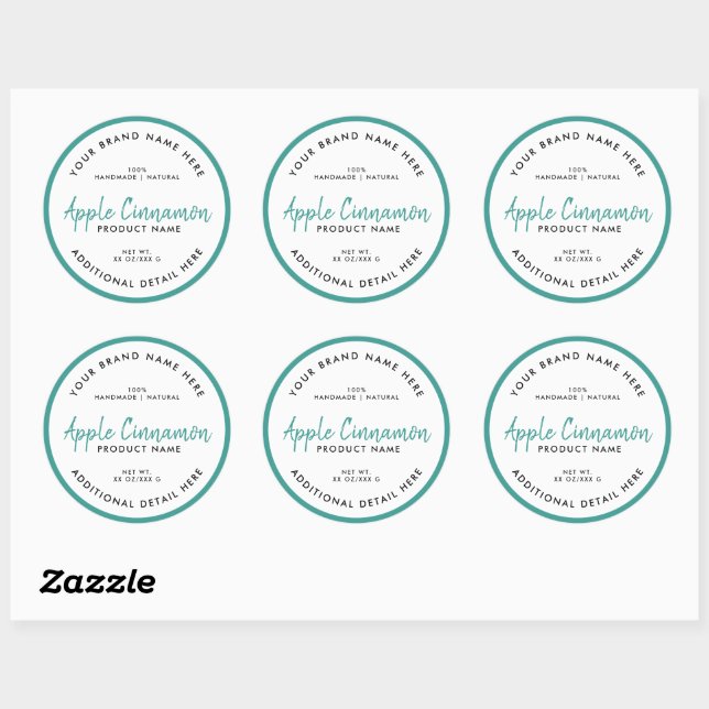 Product Round Label (Sheet)
