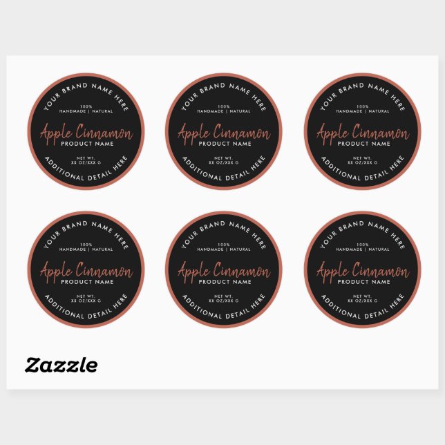 Product Round Label (Sheet)