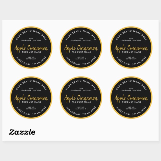 Product Round Label (Sheet)