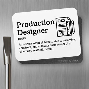 Production Designer - Set Life 3" x 4" Flex Magnet