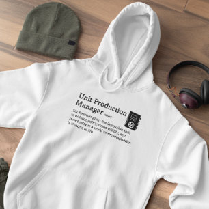Production Manager Definition Light Mode - Movie Hoodie