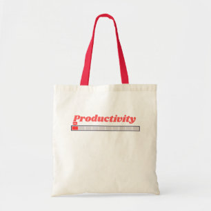 Productivity Loading Funny Work Humour Design Tote Bag