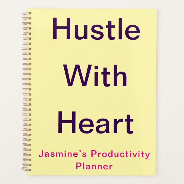 Productivity Planner – Custom 2025 Organizer (Front)